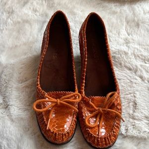 Aerosoles wedge shoes size 9. Burnt orange